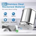 thumbnail image 5 of Restored Waterdrop Gravity-fed Water Filter System, Reduces Lead and up to 99% of Chlorine, NSF/ANSI 42&372 Standard, with 2 Black Carbon Filters and Metal Spigot, WD-TK-A (Refurbished), 5 of 9