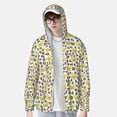 thumbnail image 4 of Goofa Leopard And Butterfly Printed Women's UPF 50+ Sun Protection Hoodie Jacket Lightweight Long Sleeve Sun Shirt for Women with Pocket Hiking Outdoor-Medium, 4 of 9