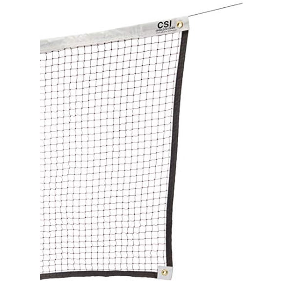 Cannon Sports Filet de Tournoi de Badminton Noué avec Câble d'Acier, 21 Pieds