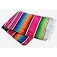 thumbnail image 3 of Del Mex (TM X-Large Mexican Serape Blanket Tablecloth Sarape (Pink), 3 of 4