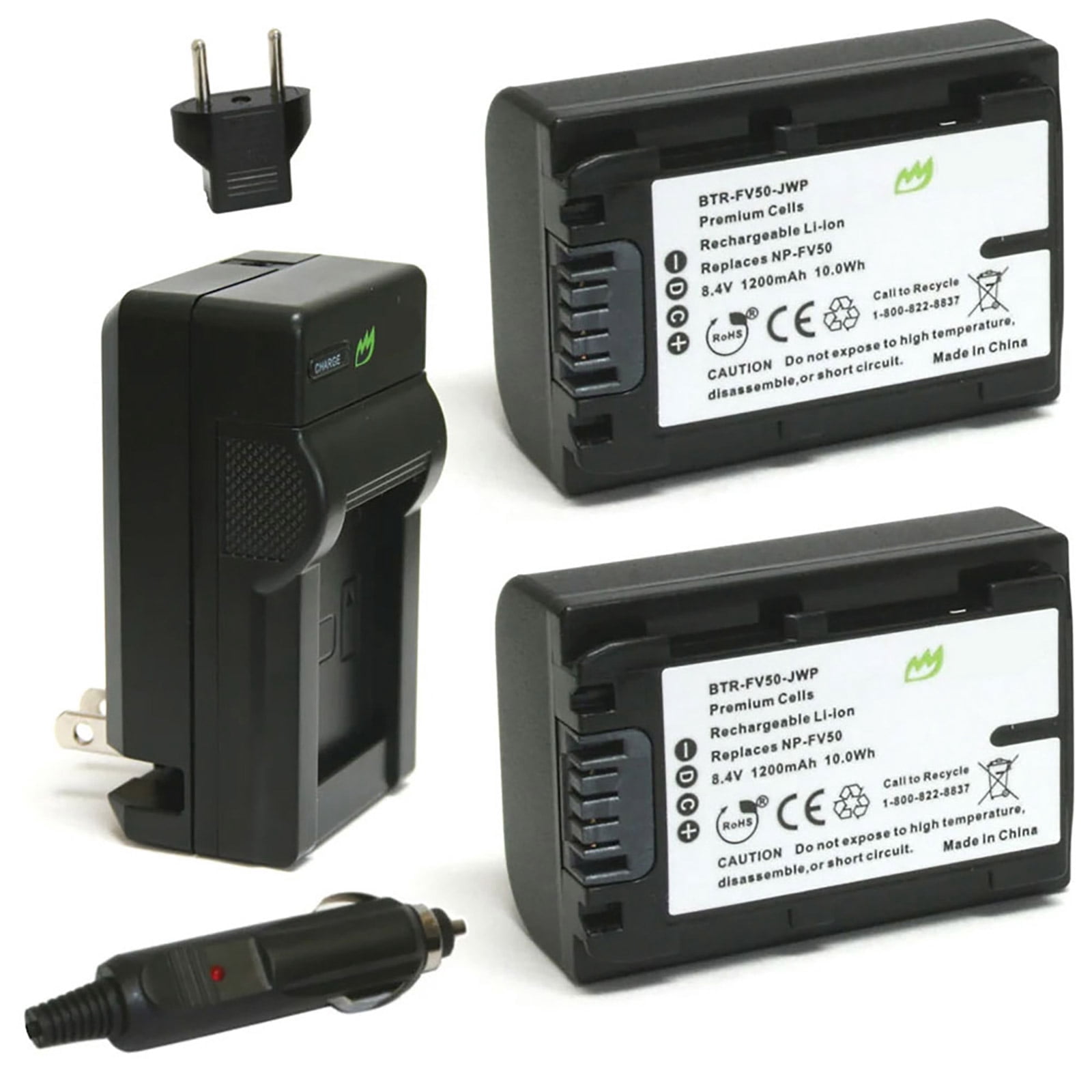 2x Pack - Fujifilm Finepix Z5 Battery + Charger - Replacement for