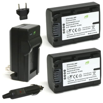 2x Pack - Sony Cyber-shot DSC-W170 Battery + Charger - Replacement