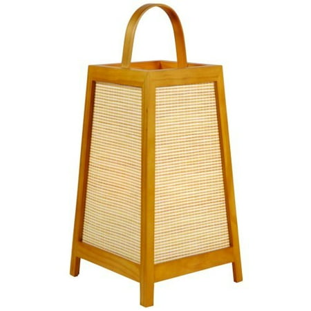 Oriental Furniture Akida Lamp - J161 - Honey