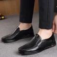 thumbnail image 6 of Mens Casual Leather Shoes Business Slip-on Shoes Comfort Fashion Driving Shoes for Male, 6 of 6