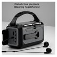 thumbnail image 2 of Weather Alert Radio Solar Hand Crank Multifunction Radio Flashlight Power Bank For Outdoor Survival ,Handy Bright, 2 of 3