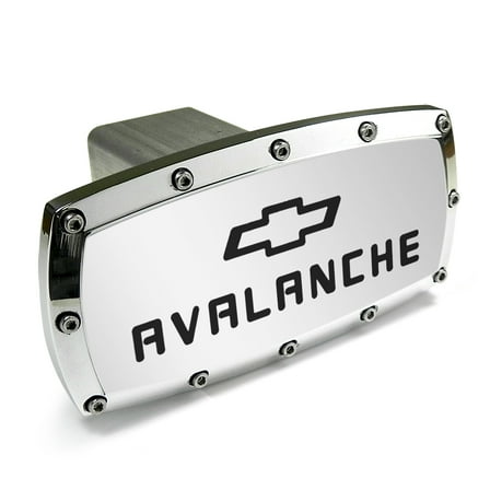 Chevrolet Avalanche Engraved Billet Aluminum Tow Hitch Cover