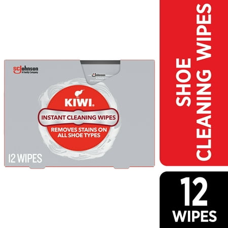 KIWI Instant Cleaning Wipes, 12 count (1 Pack)