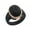 Black&Rose Gold, variant on NEW! Rinfit Silicone Wedding Ring for Women - Soft Rubber Wedding Band Replacement - Oversized Diamond Oval Metal Framed Collection