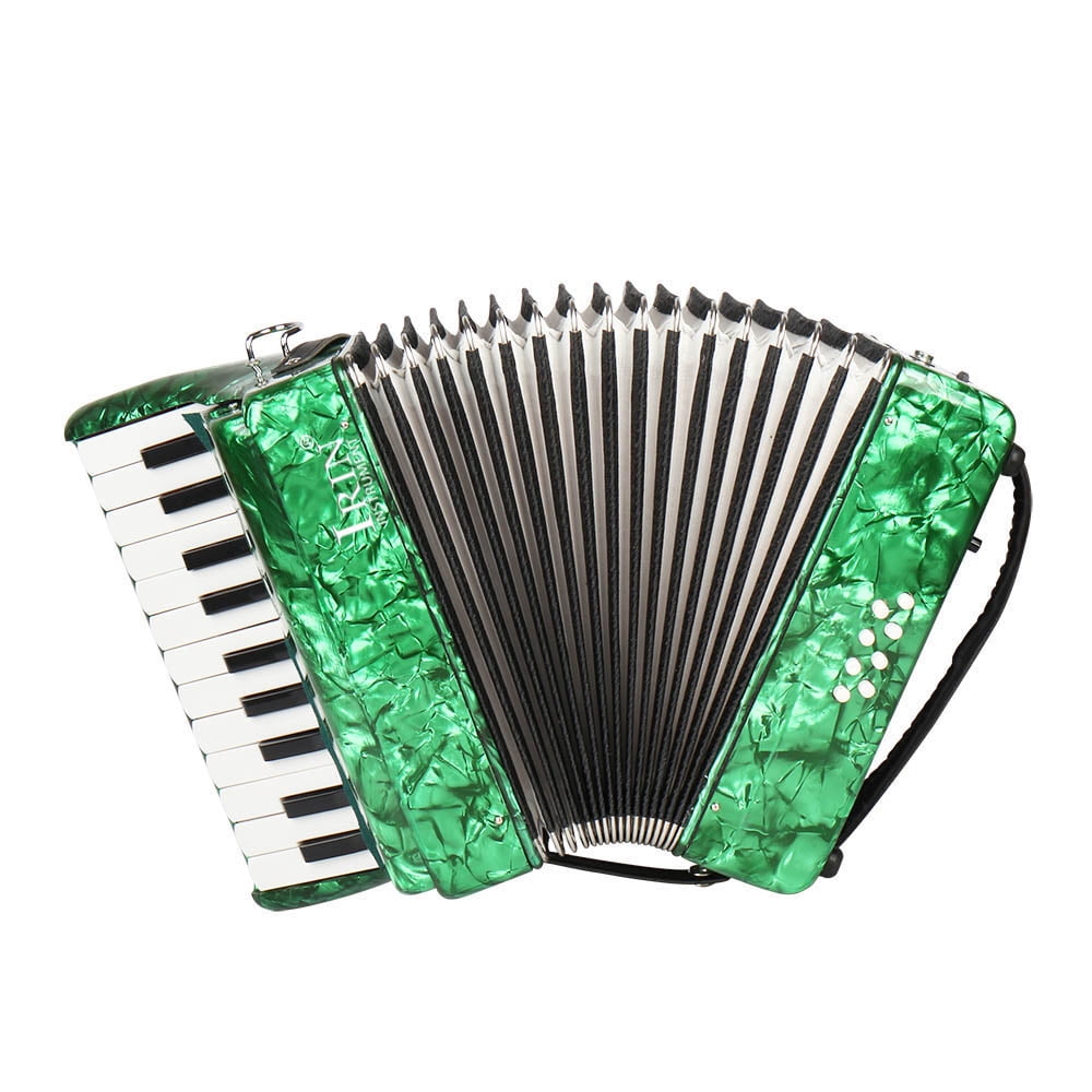 22 Key 8 Bass Accordion Hand Piano Accordion Professional Solid Wood Piano Accordion Beginners Students Musical Instrument with Accordion Backpack