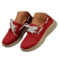 thumbnail image 1 of Chaussures Bateau IUJSOY Femmes à Lacets Chaussures de Marche Confortables Semelle Épaisse Souple Espadrilles Mode Mocassins, 1 of 9