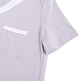 thumbnail image 2 of Nursing Gown 3 in 1 Delivery/Labor/Nursing for Women Short/Long Sleeve Pajamas Sleepwear V Neck Maternity Nightdress Breastfeeding Sleep Dress Loungewear,Gray L, 2 of 9