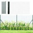 thumbnail image 1 of Outsunny Garden Fence Barrier, Welded Fence Roll Plastic-Coated Steel Green, 1 of 10