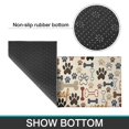 thumbnail image 6 of Paw Prints and Bones Kitchen Rugs Sets Of 2,Anti Fatigue Kitchen Mat Rugs Non Slip Washable,Decorative Kitchen Floor Mats for Kitchen,Sink,Laundry,17"x30"+17"x47", 6 of 7