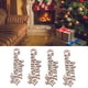 thumbnail image 1 of Mini Navidad Rodajas de Madera, Rodajas de Palabras de NaviDad Resistentes 40 Piezas Artesanales para Navidad Accesorio de Manualidadas de Bricolaje, 1 of 7