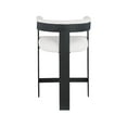 thumbnail image 7 of Meridian Furniture Romeo Cream Boucle Fabric Counter Stool (Set of 2), 7 of 7