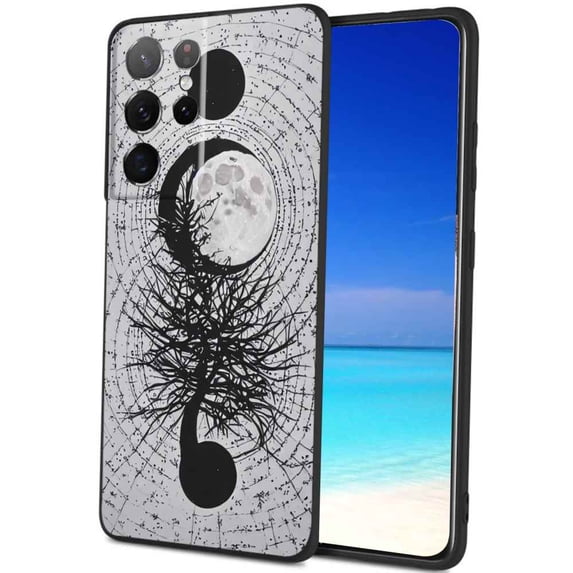 Compatible with Samsung Galaxy S22 Ultra Phone Case, 64Moon-12 Case Silicone Protective for Teen Girl Boy Case for Samsung Galaxy S22 Ultra