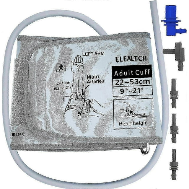 Extra Large Cuff Compatible with Omron 9u201d-21u201d Inches (22-53CM) XL Blood-M