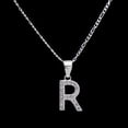 thumbnail image 3 of Dije Letra R Inicial Plata .925 con Cadena de Plata .925, 3 of 4