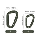 thumbnail image 3 of Tirador De Alambre Línea inferior de pesca que se puede colgar para el hogar y el exterior (verde de gran tamaño), 3 of 5