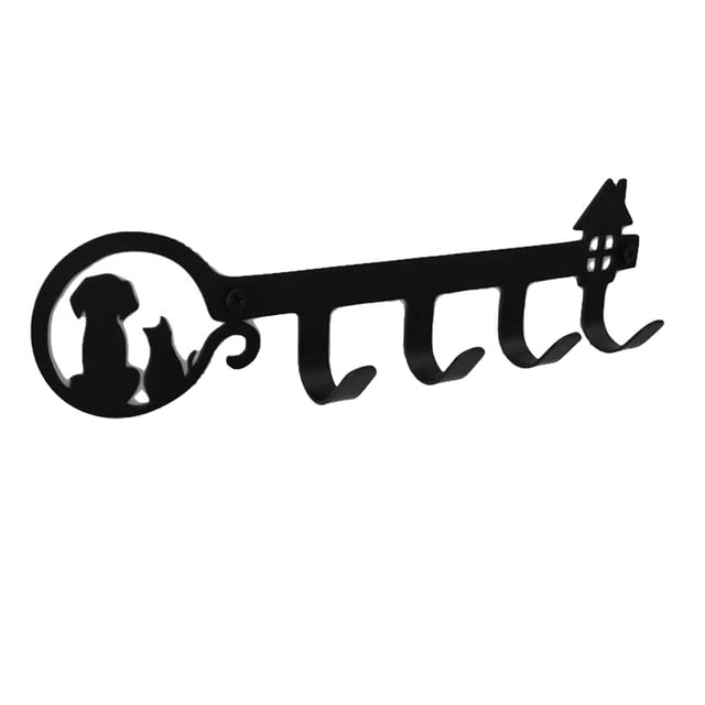 Yuarrent Gancho montado en la pared de hierro para el hogar, la oficina, la sala de estar, el baño, la cocina, las llaves colgantes, abrigo, Organizadores de utensilios de cocina Tipo 1