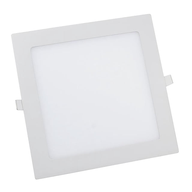 Kearding Panel de luz LED de 18 vatios, kit de accesorios de iluminación empotrados cuadrados, blanco cálido Iluminación y accesorios Kearding HA020256-00