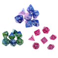 thumbnail image 1 of Juego de dados poliédricos 14 piezas D20 D12 D10 D8 D6 D4 Hugo, 1 of 10