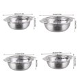 thumbnail image 3 of Great promotion! Stainless Steel Microporous Colander With Handle, Rice Washer Microporous Strainer Set For Washing Vegetables And Rice And Draining Cooked Pasta., 3 of 3