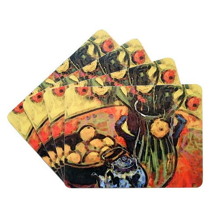 Textiles Plus Inc. Vase Corkback Placemat (Set of 4)
