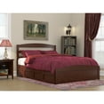 thumbnail image 4 of AFI Warren Solid Wood Queen Bed w/ Footboard & 2 Drawers in Walnut, 4 of 4
