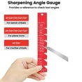 thumbnail image 4 of Chisel Sharpening Guide, High Precise Aluminum Alloy Chisel Sharpening Kit 15-45 Degree Reference  for Carpentry, 4 of 7