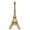 Golden, variant on SHISUYAN Eiffel Tower Model with LED Glowing Function for Home Decor Silver Color Zinc Alloy and Plastic 6 Inches