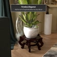 thumbnail image 3 of Red Lantern Fishbowl Stand - Rosewood - Size 14.5 in. Base Diameter, 3 of 6
