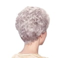thumbnail image 3 of XIAQUJ Women's Fashion Wig SilverSynthetic Hairshort Wigs hair Wave Wig Silver, 3 of 5