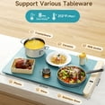 thumbnail image 4 of Upgrade Electric Food Warmer - Portable Warming Mat for Food, 6 Temperature Settings, Quick Heating and Even Heat Distribution, Timed Shutdown, Suitable for Buffets, Parties, and Everyday Use, 4 of 7