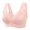 Pink, variant on iHPH7 Front Closure Bras for Older Women Front Clasp Bralette Full Coverage Breathable Bras for Women Senior Comfort Bras Front Button No Underwire Push Up Bra Front Clasp Beige 36