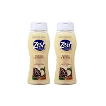 Zest Body Wash, Creamy Cocoa Butter & Shea 18 oz (Pack of 2)