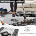 thumbnail image 5 of Gray Boho Outdoor Rug 5x8 Ft - Reversible Patio Rug Outdoor Camping Rugs, Southwestern Ethnic Abstract Geometric Washable Indoor Outdoor Area Rugs, Non-Slip Outdoor Carpet Runner for Deck/Porch, 5 of 8