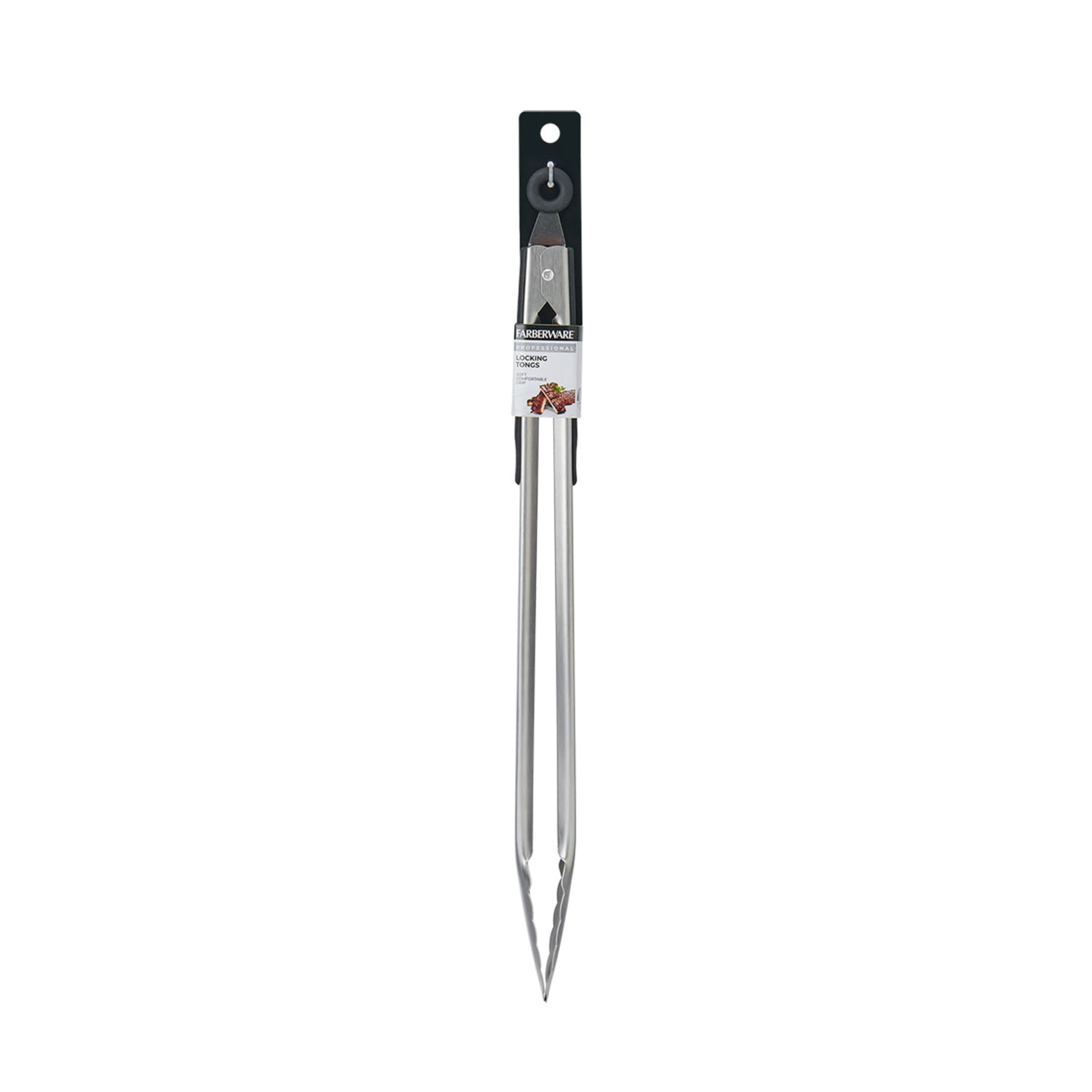Farberware Professional Stainless Steel Locking Food Tongs, 16 in