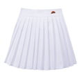 thumbnail image 3 of B91xZ Jupe Longue Rétro Maxi Jupe de Plage Longueur Cheville, Blanc TG, 3 of 5