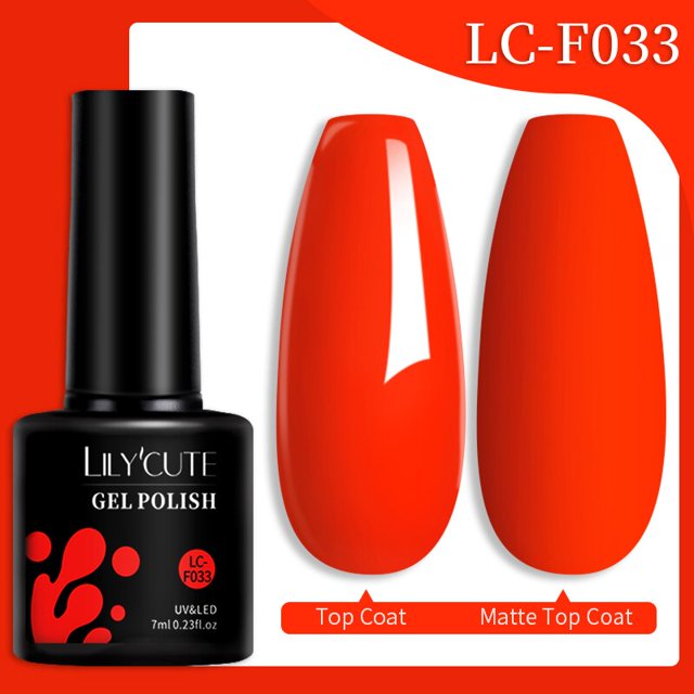 LILYCUTE-deshidratador de preparación de uñas, esmalte de uñas de Gel Natural, secado al aire, Base, capa superior, barniz para manicura, 7ML