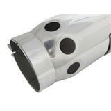 aFe SATURN 4S 4in SS Intercooled Exhaust Tip - Polished 4in In x 5in Out x 12in L Bolt-On