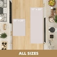 thumbnail image 2 of OEAKAY Kitchen Rug, Cushioned Anti Fatigue Kitchen Mat Set 2 Pieces, 17.5"x30"+17.5"x60", Beige, 2 of 8