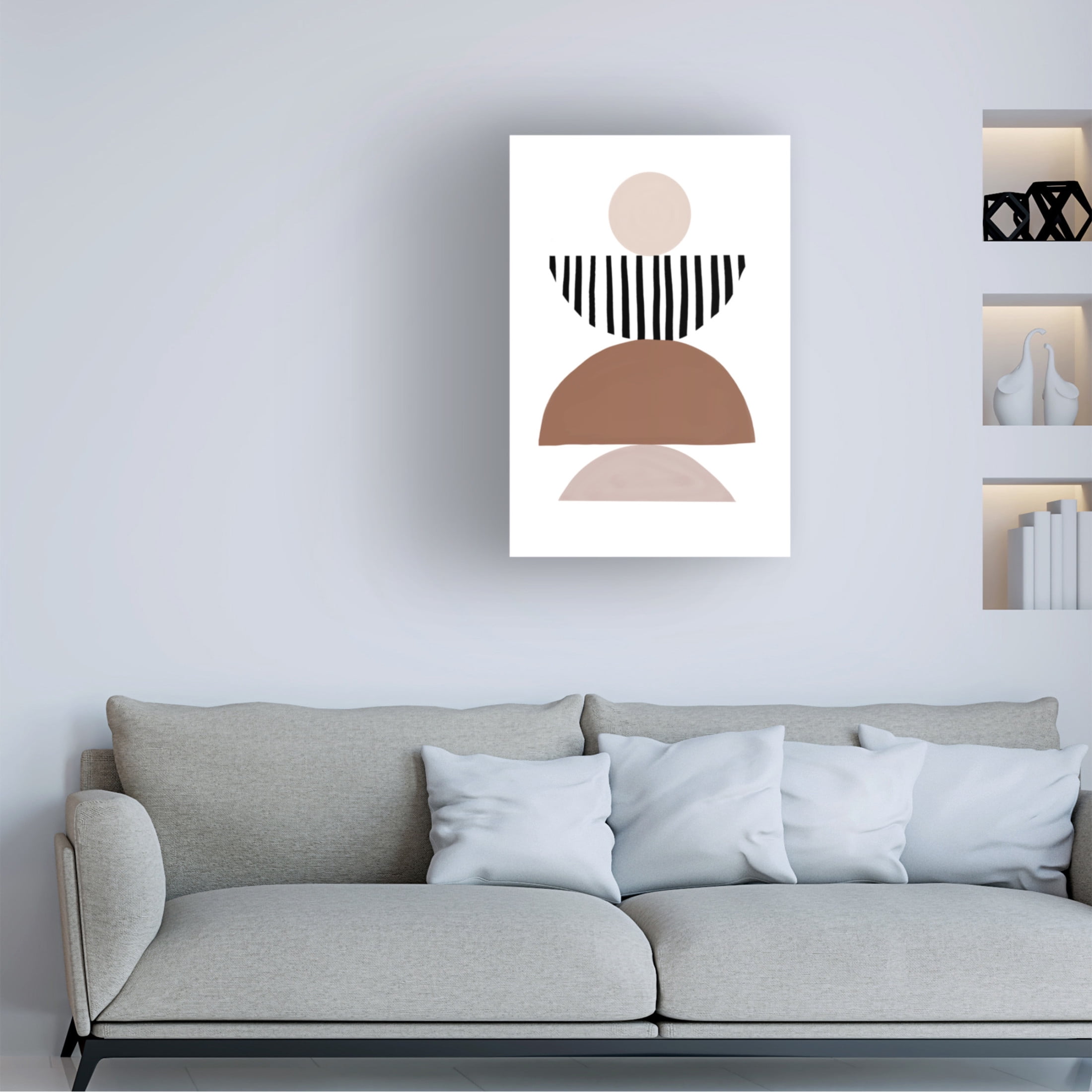 Trademark Fine Art Melloi Art Prints Geometric Abstract Art Canvas Wall Art