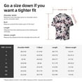 thumbnail image 7 of Wukai Lilies Flowers Men's Casual Short-Sleeve Button Down Shirt - Lightweight Summer Dress Shirt for Daily Wear-XX-Large, 7 of 7
