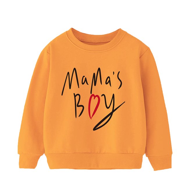 Hfolob Chandail en Molleton pour Filles Manches Longues Plus Polaire Chaud Chandail Imprimé Lettre Col Rond Épais Décontracté