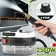 thumbnail image 2 of Limpiador a vapor, limpiador a vapor presurizado de alta temperatura de 2500 W, máquina de limpieza a vapor portátil, calentamiento rápido de 10 segundos, con 3 cabezales de cepillo, 2 of 5