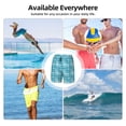 thumbnail image 6 of Daiia blue plaid Snowflake Mens Swim Trunks Swim Shorts Quick Dry Swim Shorts with Mesh Lining Pockets-XX-Large, 6 of 9