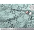 thumbnail image 3 of Soimoi Green Poly Georgette Fabric Geometric African Decor Fabric Printed Yard 42 Inch Wide, 3 of 3