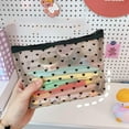 thumbnail image 7 of Mesh Makeup Bags,4PCS Mesh Cosmetic Bags for Women Mini Zipper Mesh Bags Portable Travel Organizing Pouch Purse Makeup Pouches Bags Travel Accessories, 7 of 7