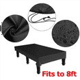 thumbnail image 2 of 2X Housse de Table de Billard 8 Pieds avec Cordon de Serrage Housse de Table Imperméable pour Table Rectangulaire, Noir, 2 of 7